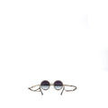 Chanel Round Sunglasses With Chain Dark Grey L
