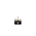 Chanel Hanger Flap Bag Brooch Black L
