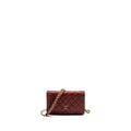 Chanel Wallet on Chain Lambskin Burgundy