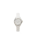 Chanel J12 33mm watch 20th anniversary limited edition white ceramic, diamonds