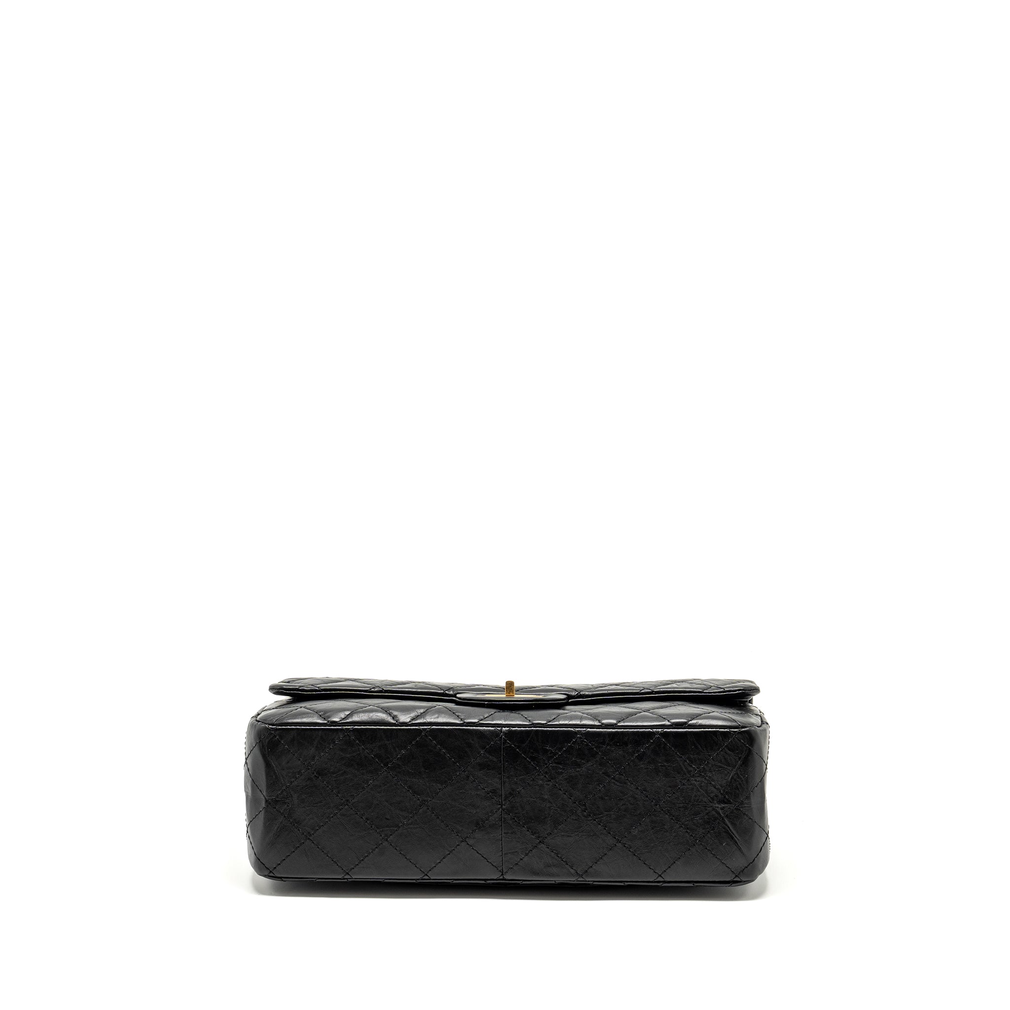 Chanel Maxi 2.55 reissue flap bag aged calfskin Black