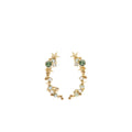 Chanel star earclips crystal/ multicolour gold tone