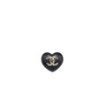 Chanel 22k Heart Shape cc Logo Brooch lambskin L