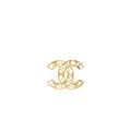Chanel Letter & CC Logo Crystal Brooch