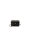 CHANEL Long Vanity With Chain Caviar Black L