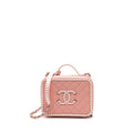 Chanel Medium Filigree Vanity Case Caviar Pink Multicolour