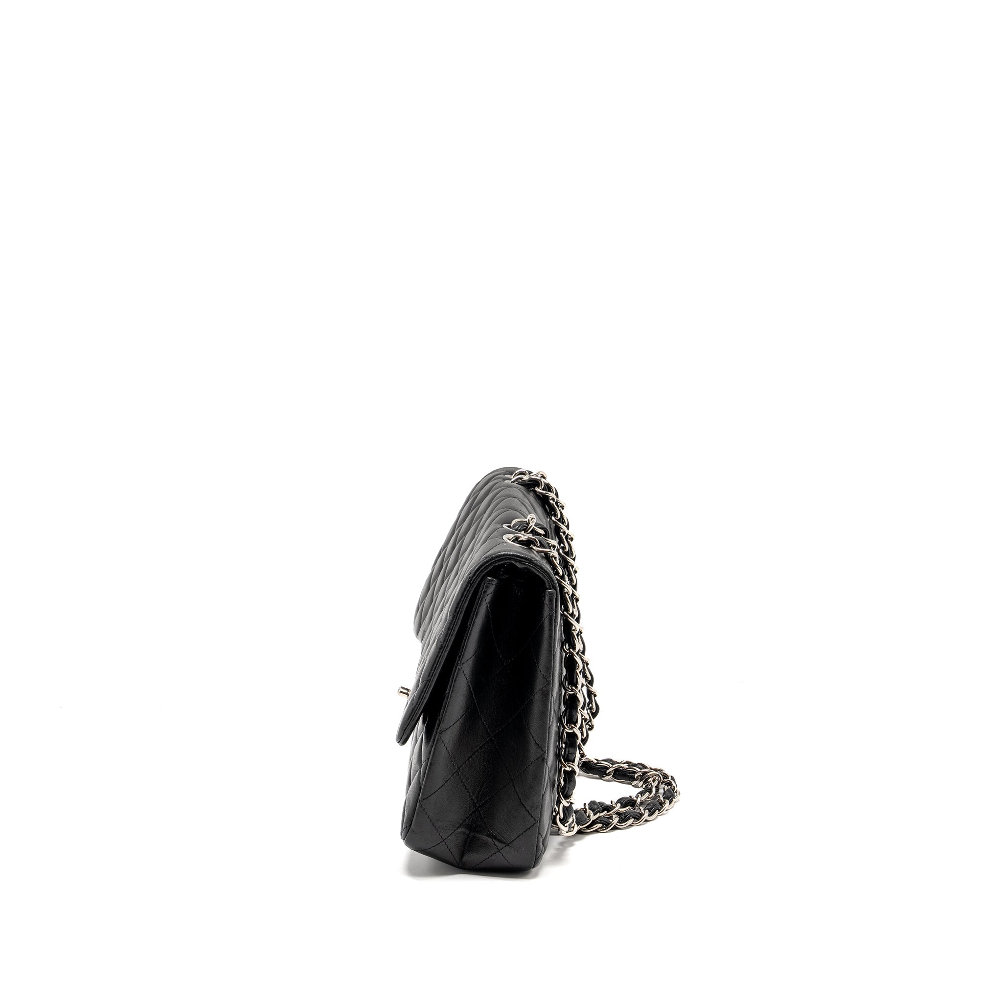 Chanel Classic single Flap Bag Lambskin Black