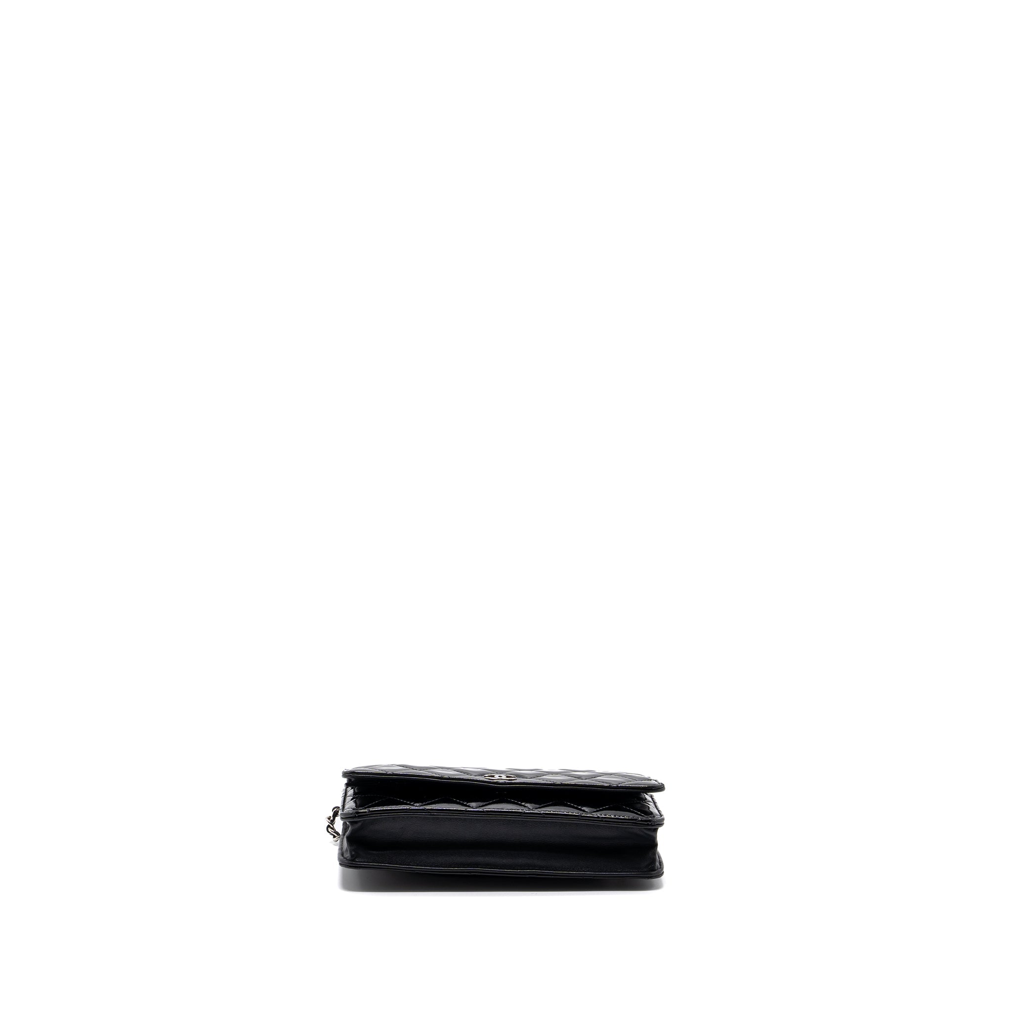 Chanel Classic Wallet On Chain Patent Black