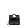 Chanel Mini 31 Bag shiny calfskin black L (microchip)