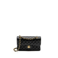 Chanel Small Classic Double Flap Bag Caviar Black (microchip)