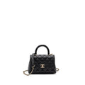 Chanel Coco handle Mini Caviar Black L (Microchip)