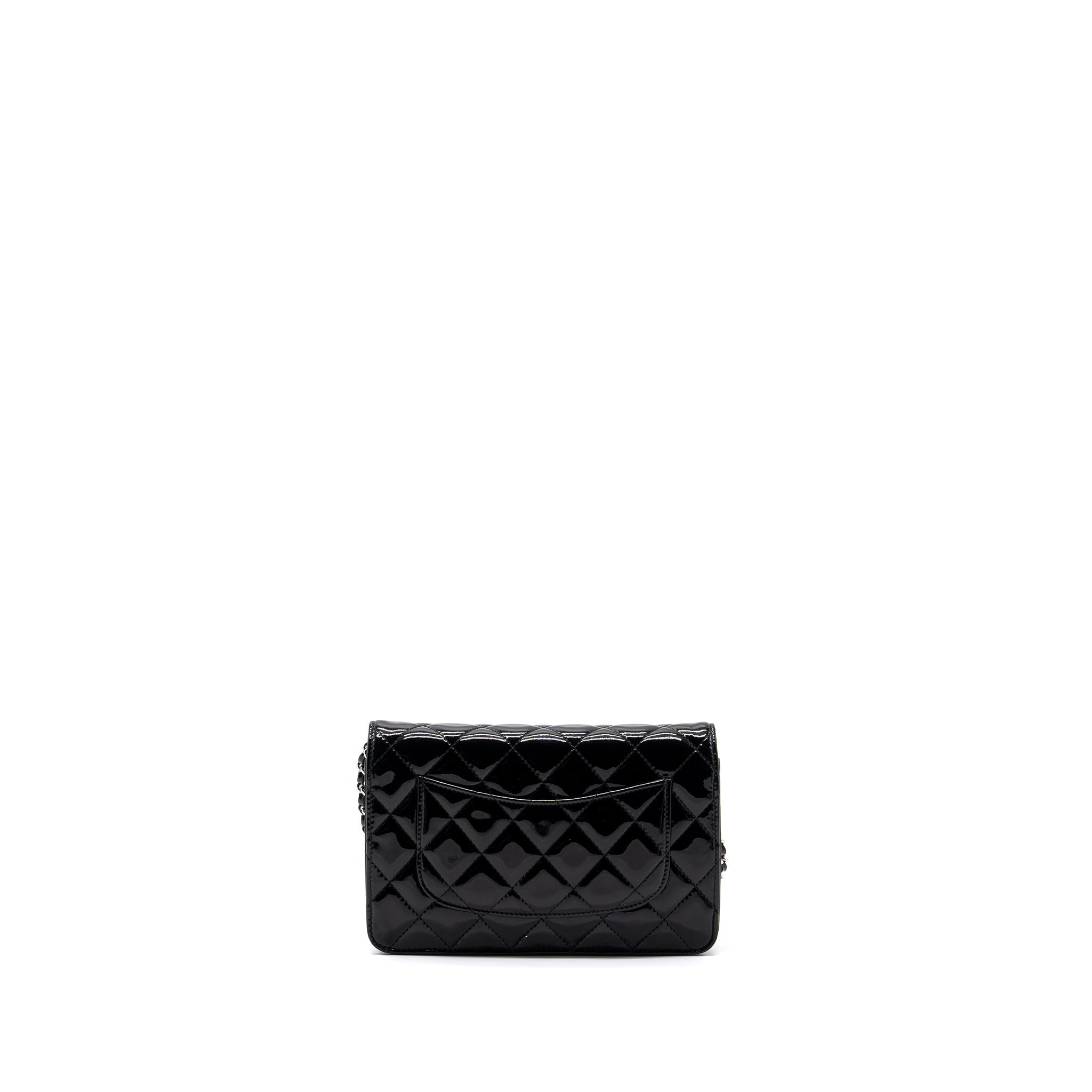 Chanel Classic Wallet On Chain Patent Black