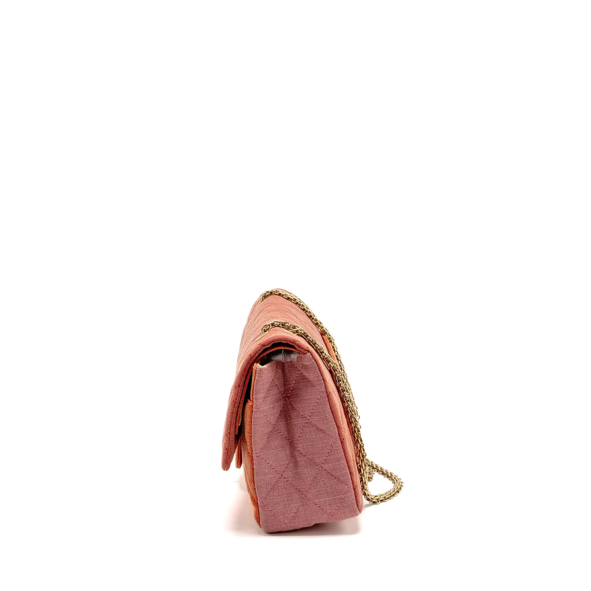 Chanel Maxi 2.55 Reissue Double Flap Bag Fabric Multicolour