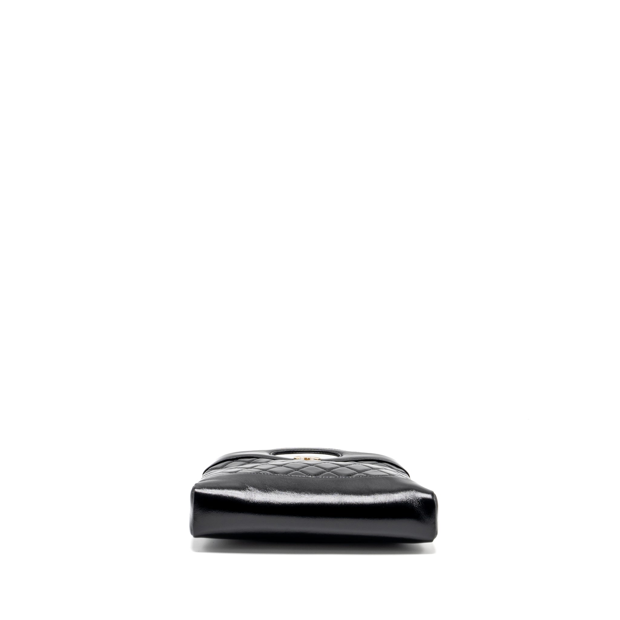 Chanel Mini 31 Bag shiny calfskin black L (microchip)