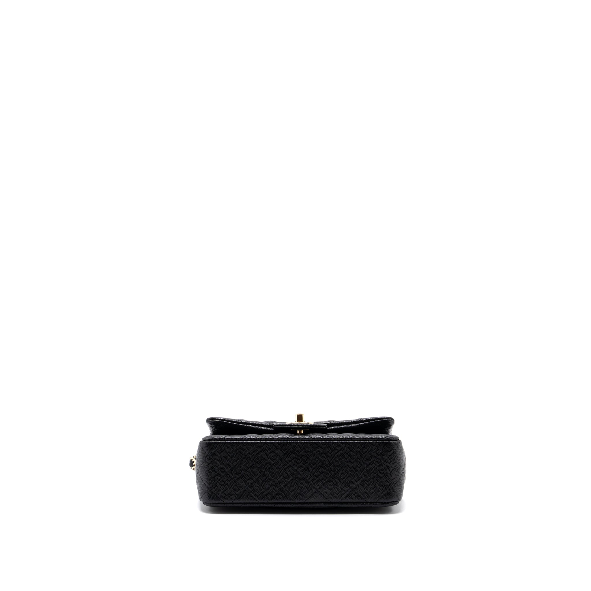 Chanel Classic Mini Rectangular Flap Bag Caviar Black