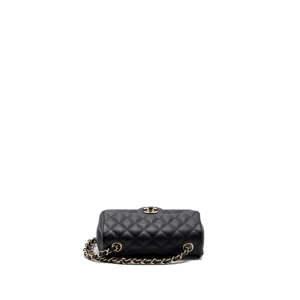 Chanel Classic Mini Rectangular Flap Bag Caviar Black