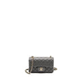 Chanel Mini Rectangular Flap Bag Lambskin Grey L (microchip)