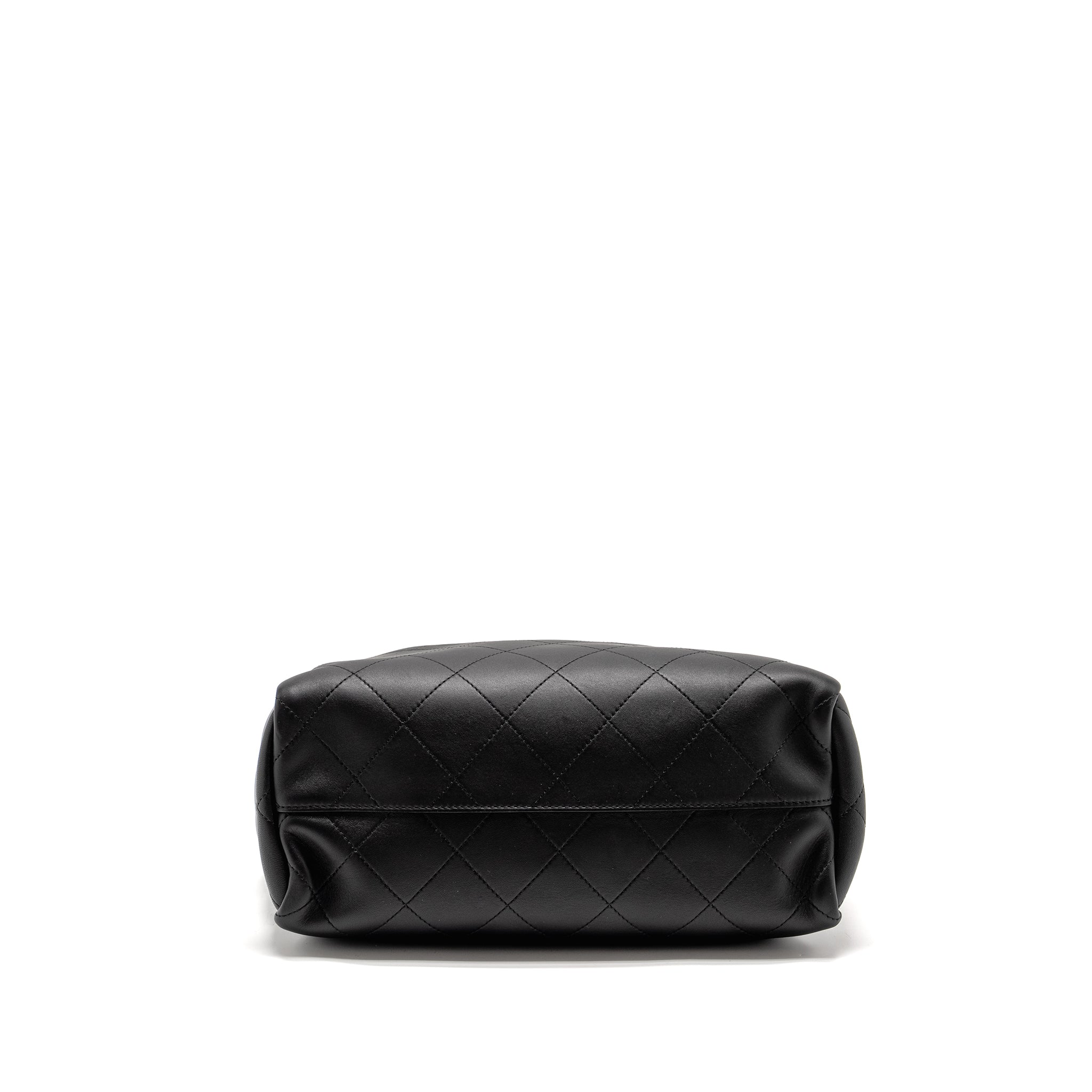 Chanel Hampton Tote Bag Lambskin Black