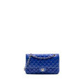 Chanel Medium Classic Double Flap Bag Lambskin Blue