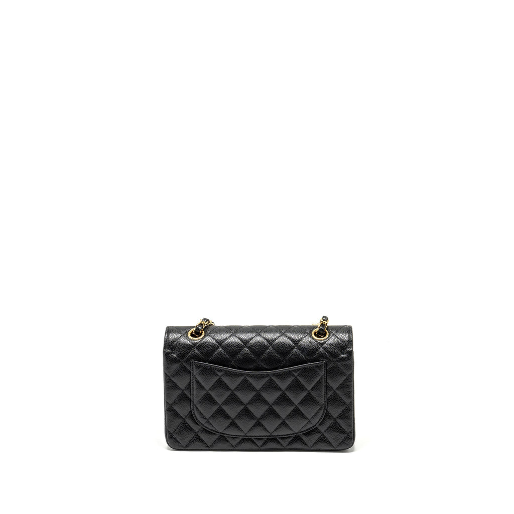 Chanel Small Classic Double Flap Bag Caviar Black