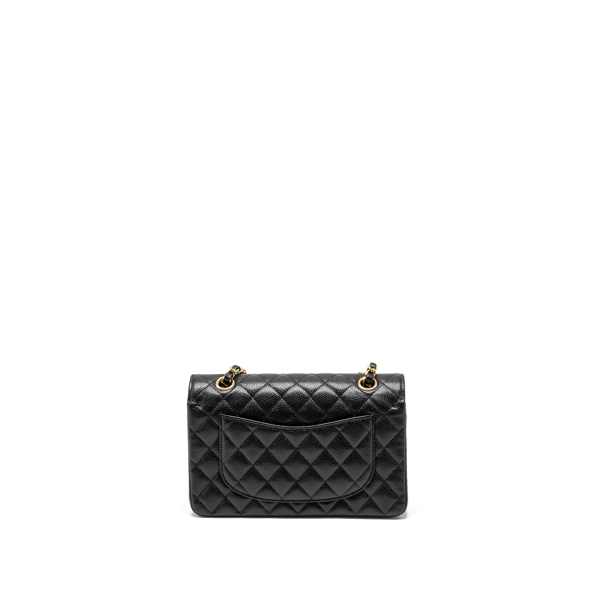 Chanel Small Classic Double Flap Bag Caviar Black