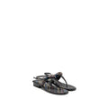 Chanel Size 39.5 Sandals Black /Multicolour