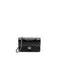 Chanel Small Classic Double Flap Bag Caviar Black  (Microchip)
