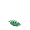 Chanel Size 37.5 22B CC Logo Sandals Lambskin Green