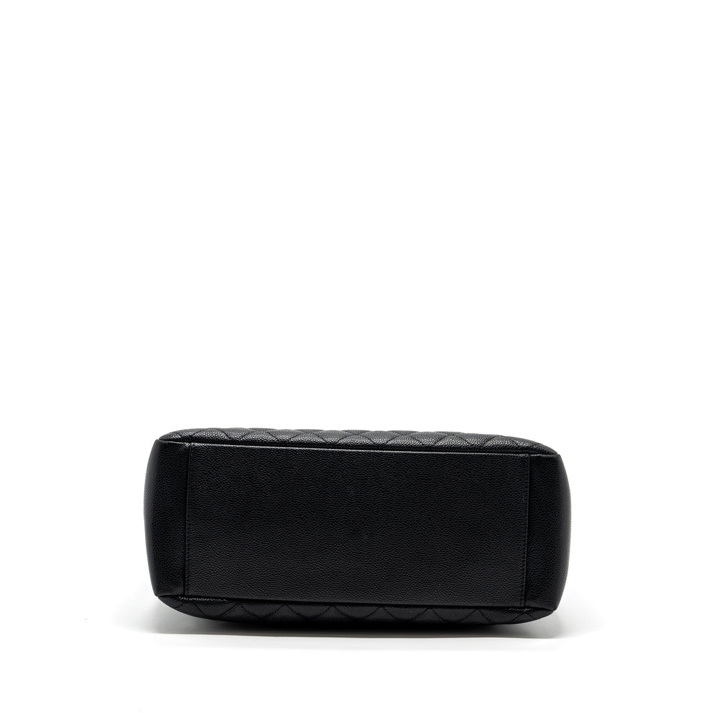 Chanel grand shopping tote bag caviar Black