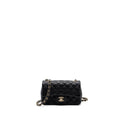 Chanel Classic Mini Rectangular Flap Bag Caviar Black