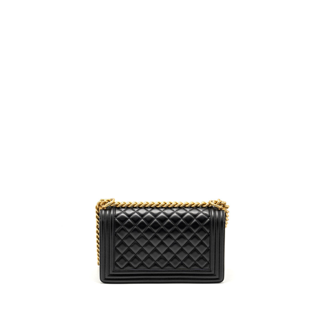 Chanel Medium Boy Bag Calfskin Black