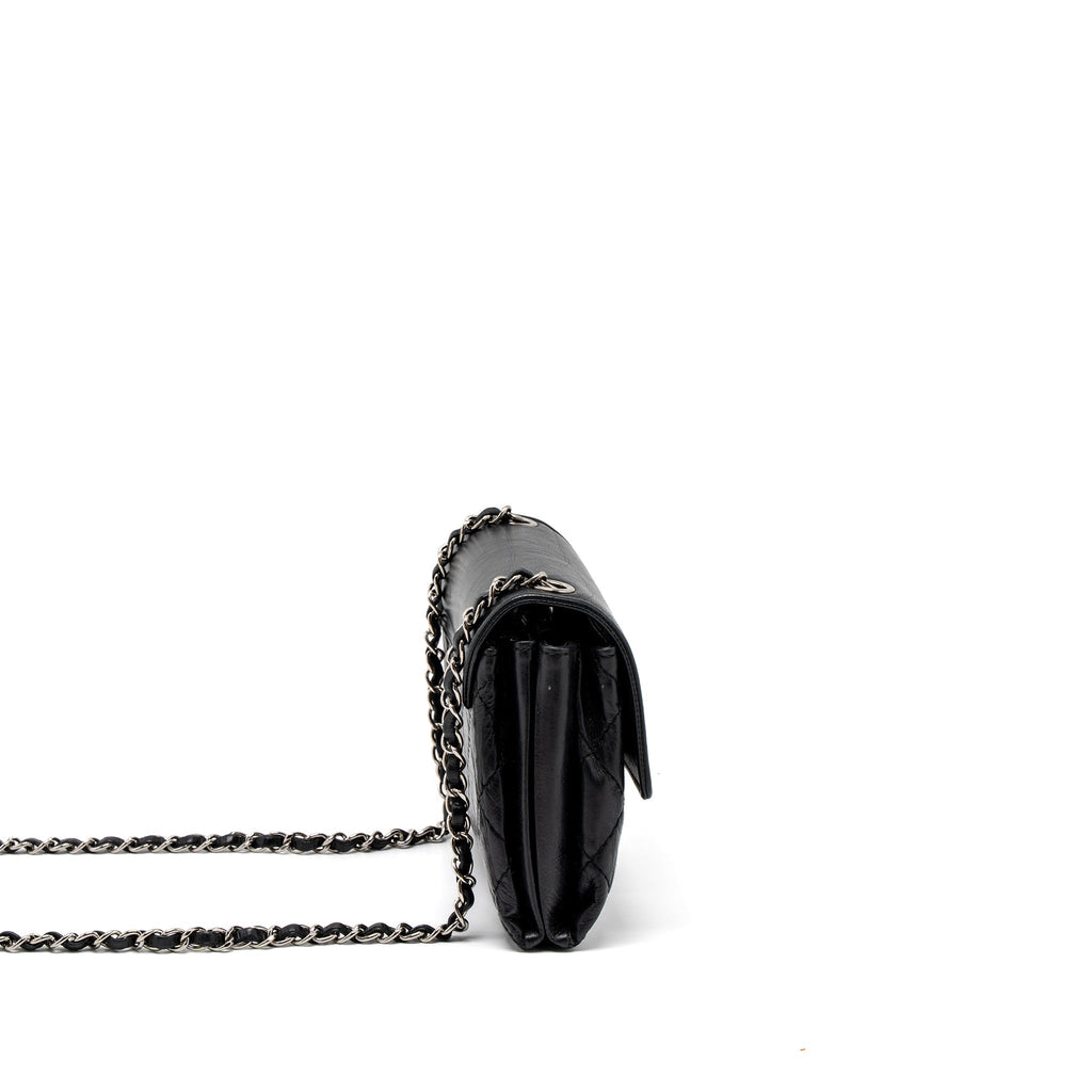 Chanel Giant CC Logo Bag Calfskin Navy