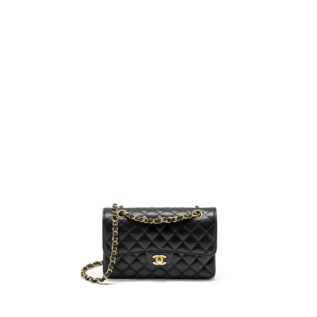Chanel Small Classic Double Flap Bag Caviar Black