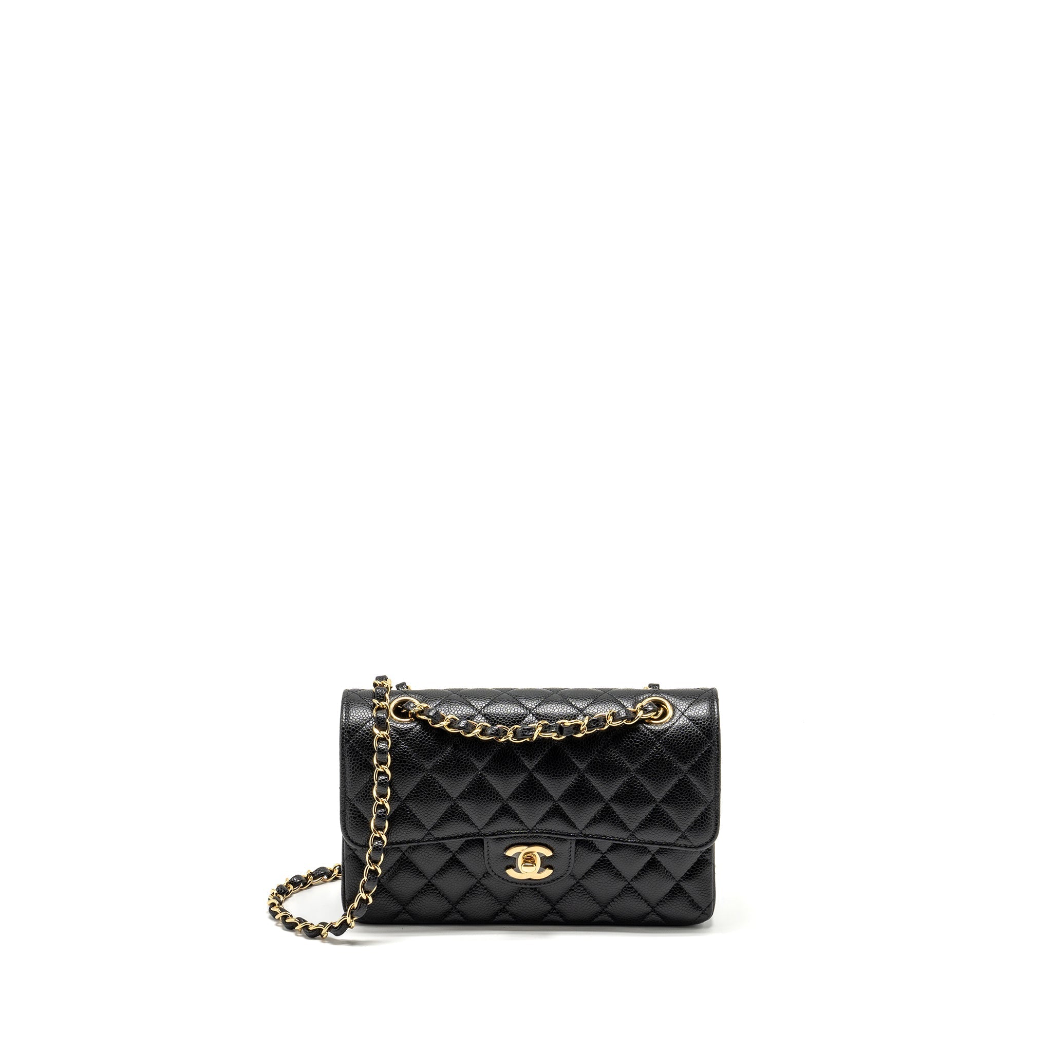 Chanel Small Classic Double Flap Bag Caviar Black