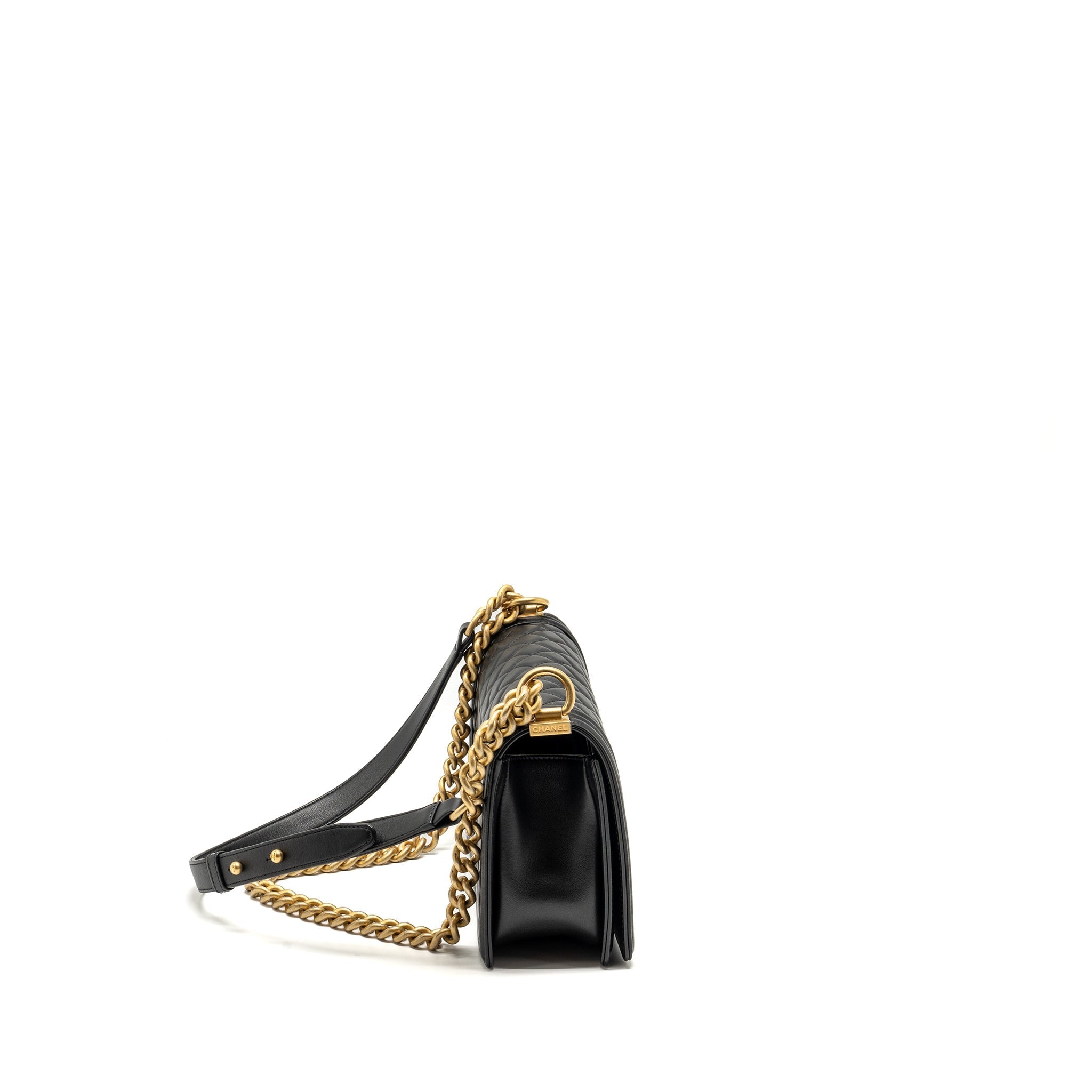 Chanel Medium Boy Bag Calfskin Black