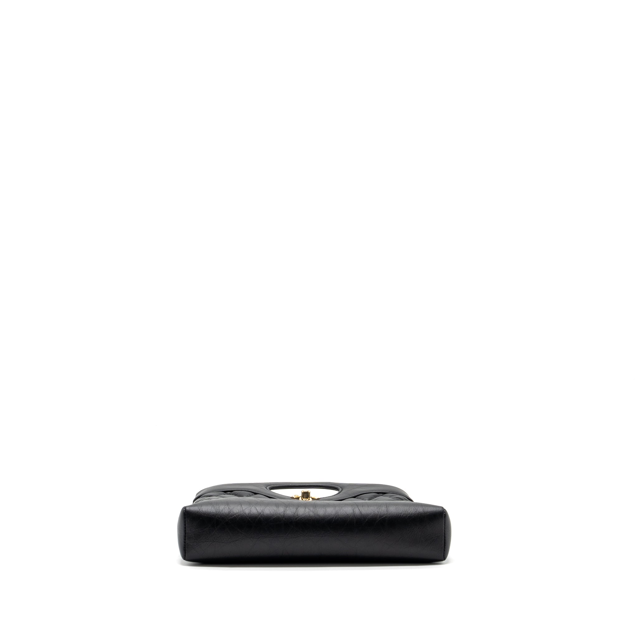 Chanel 23A Mini 31 Bag Calfskin Black L (microchip)