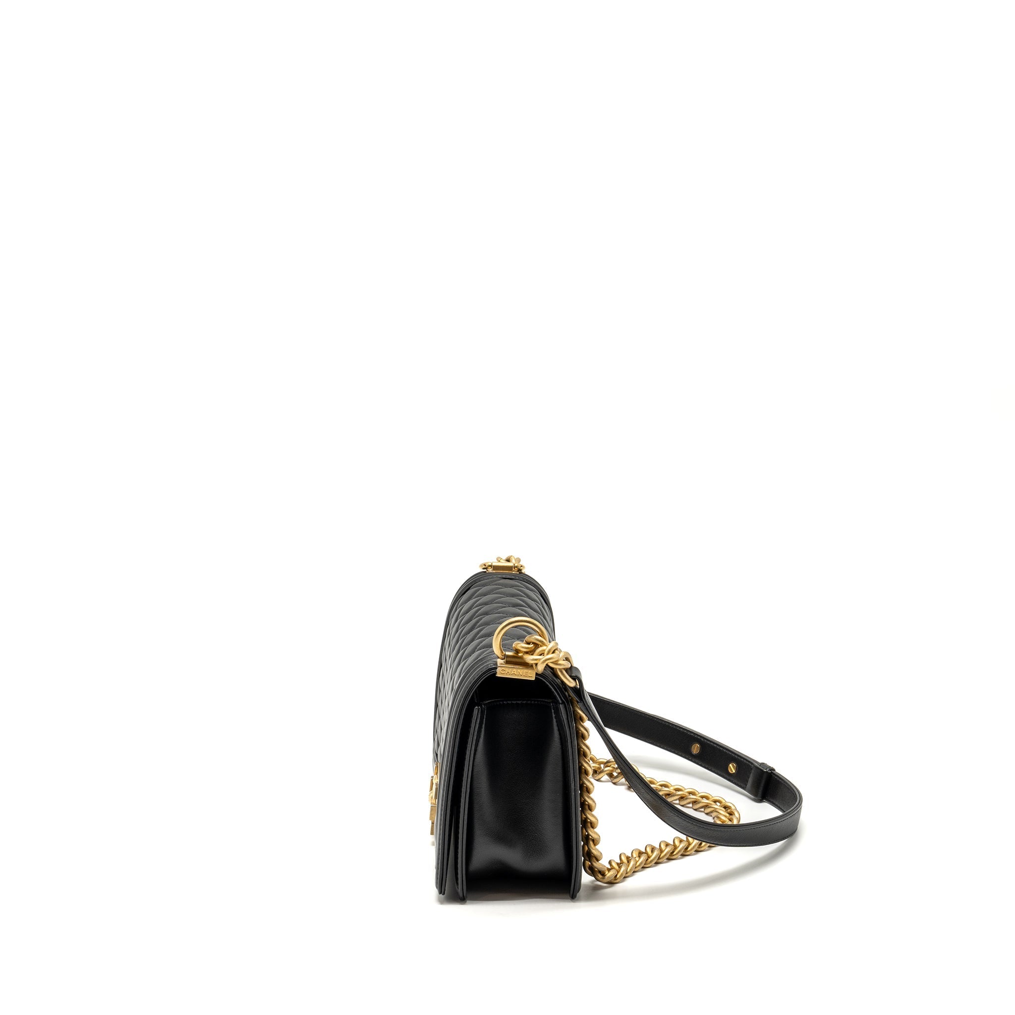 Chanel Medium Boy Bag Calfskin Black