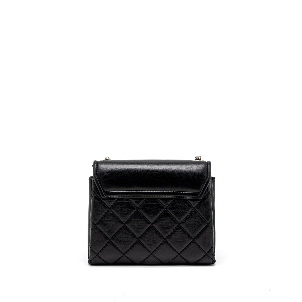 Chanel Giant CC Logo Bag Calfskin Navy