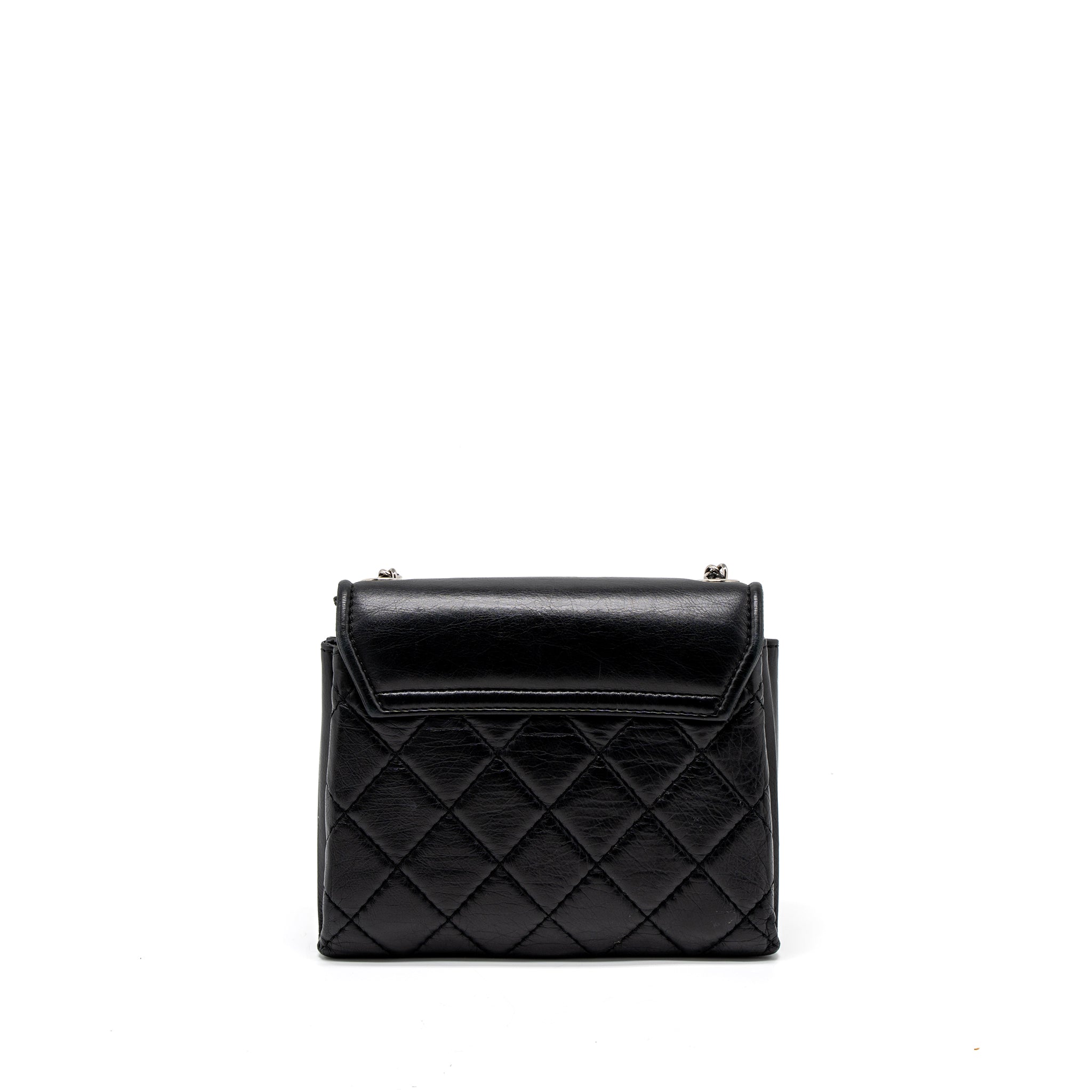 Chanel Giant CC Logo Bag Calfskin Navy