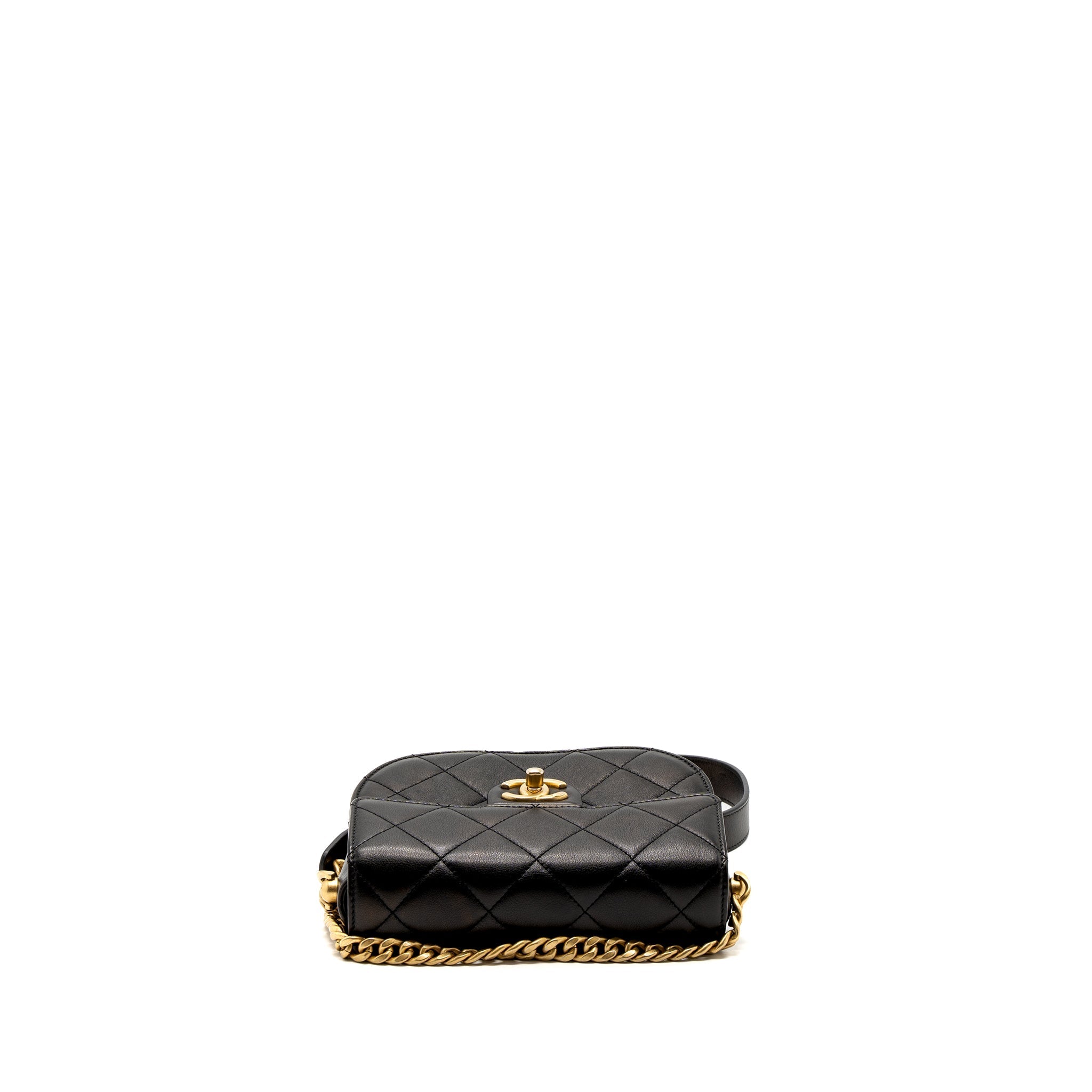 Chanel Messenger Bag Calfskin Black