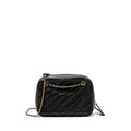 Chanel zipper camera chain bag lambskin black