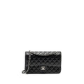 Chanel Medium Classic Double Flap Bag Caviar Black  (microchip)