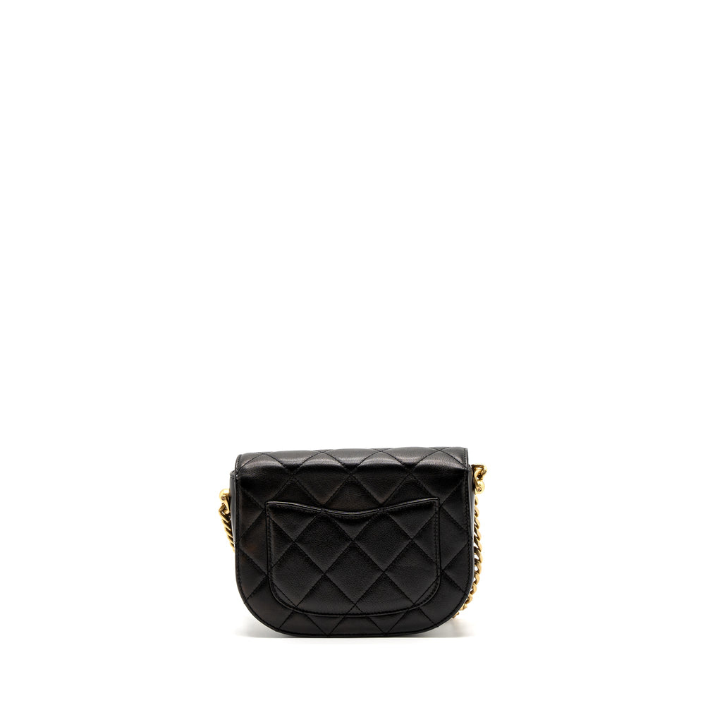 Chanel Messenger Bag Calfskin Black