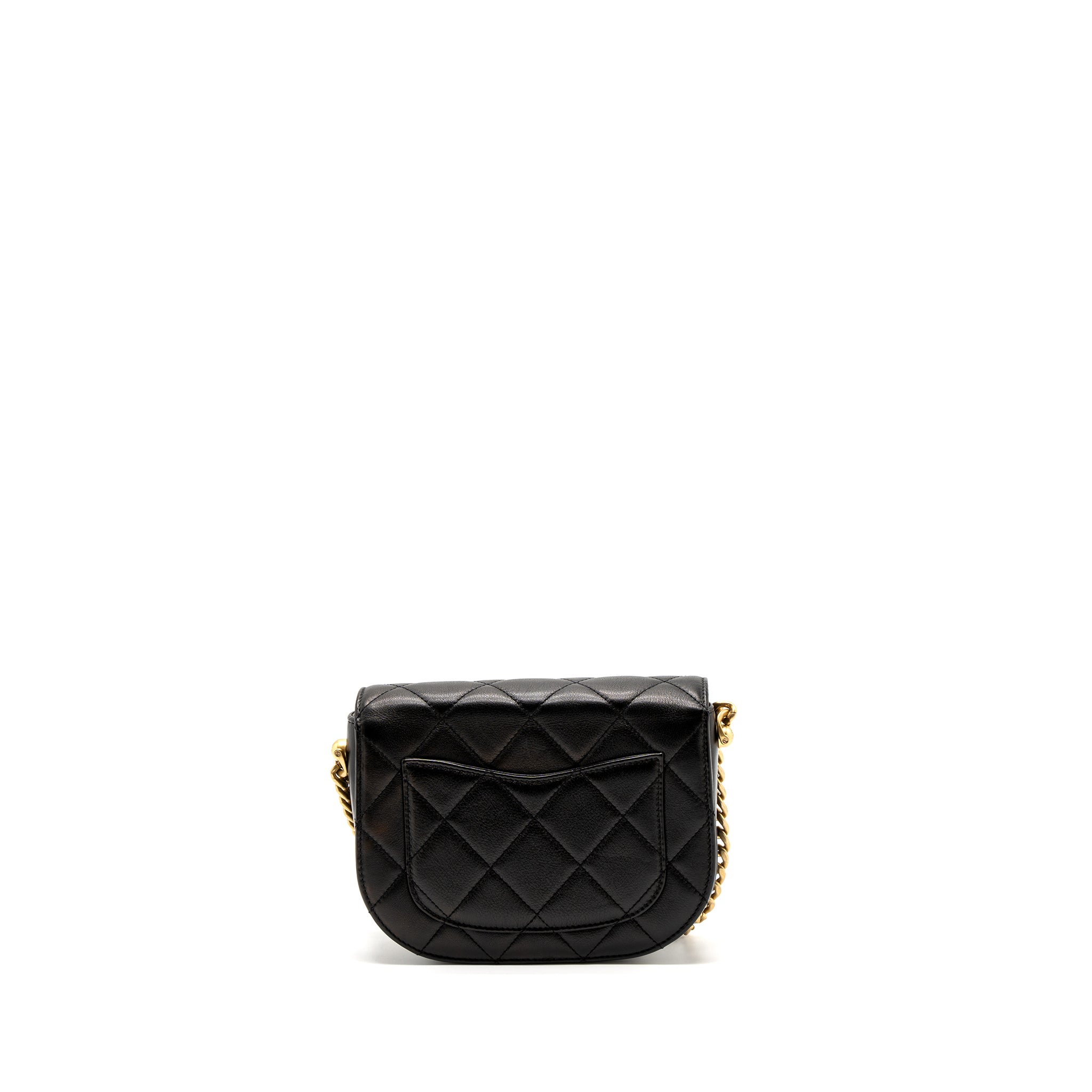 Chanel Messenger Bag Calfskin Black