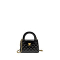 Chanel Mini Kelly Shopping Tote Bag Calfskin Black  (Microchip)