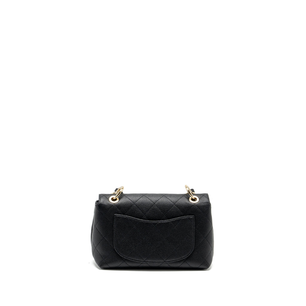 Chanel Chain Handle Flap Bag Quilted Calfskin Black L