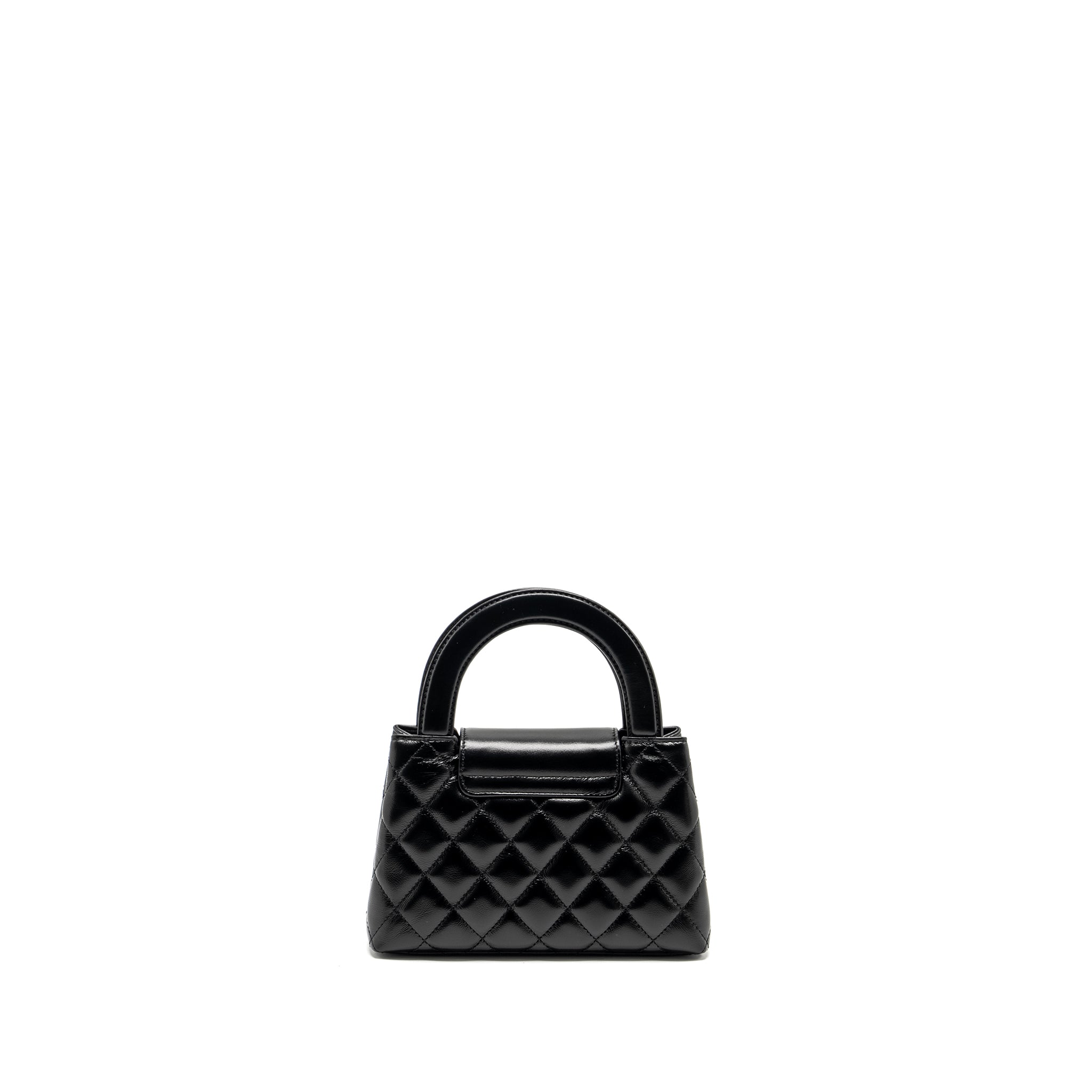 Chanel Mini Kelly Shopping Tote Bag Calfskin Black  (Microchip)