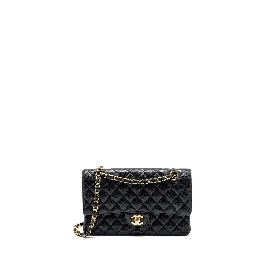 Chanel Medium Classic Double Flap Bag Caviar black