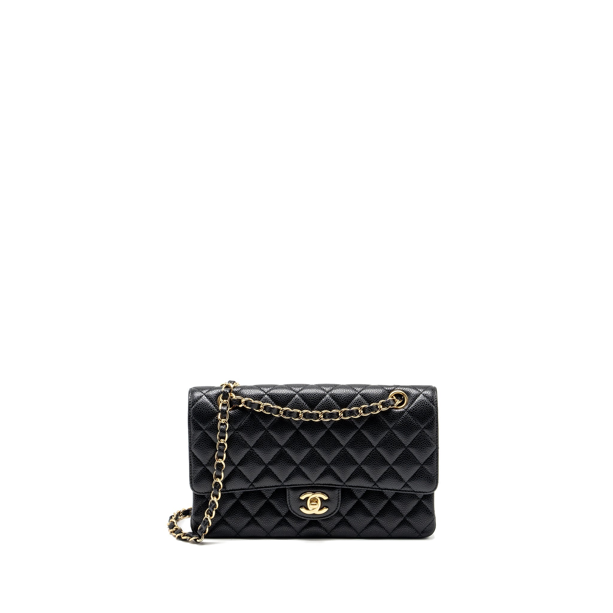 Chanel Medium Classic Double Flap Bag Caviar black