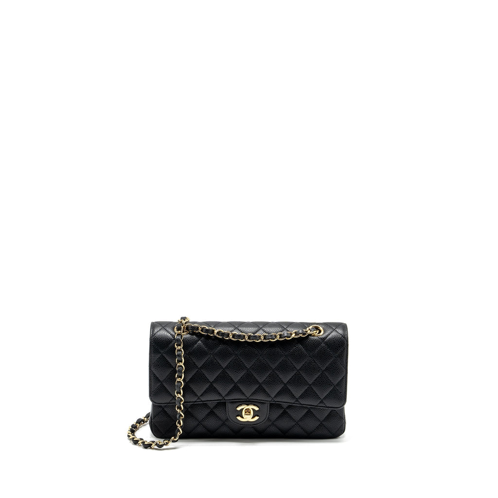 Chanel Medium Classic Double Flap Bag Caviar Black